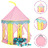 Tenda de Brincar Infantil com 250 Bolas 100x100x127 cm Rosa