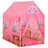 Tenda de Brincar Infantil com 250 Bolas 69x94x104 cm Rosa