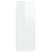 Armário de Parede Suspenso 69,5x34x90 cm Branco Brilhante