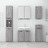 Armário Espelhado P/ Casa de Banho 64x20x67 cm Cinzento Sonoma