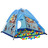 Tenda de Brincar Infantil 120x120x90 cm Azul
