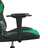 Cadeira Gaming Massagens Couro Artificial Preto e Verde