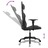 Cadeira Gaming de Massagens Couro Artificial Preto