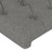 Cabeceira de Cama Tecido 80x7x78/88 cm Cinzento-escuro