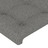 Cabeceira de Cama Tecido 100x5x78/88 cm Cinzento-escuro