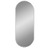 Espelho de Parede 60x25 cm Oval Prateado