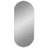 Espelho de Parede Oval 90x40 cm Prateado