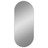 Espelho de Parede Oval 100x45 cm Prateado