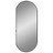 Espelho de Parede 70x30 cm Oval Preto