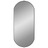Espelho de Parede 90x40 cm Oval Preto