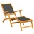 Cadeiras de Terraço 2 pcs Madeira de Acácia Maciça e Textilene