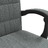 Cadeira de Escritório Reclinável Tecido Cinzento-escuro