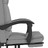 Cadeira Massagens Escritório Reclinável Tecido Cinzento-claro