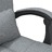 Cadeira Massagens Escritório Reclinável Tecido Cinzento-claro