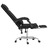 Cadeira Escritório Massagens Reclinável Couro Artificial Preto