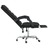 Cadeira Escritório Massagens Reclinável Couro Artificial Preto
