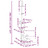 árvore P/ Gatos Altura Ajustável Chão-teto 268,5-294,5 cm Creme