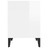 Mesas de Cabeceira 2 pcs 40x35x50 cm Branco Brilhante