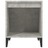 Mesa de Cabeceira 40x35x50 cm Cinza Cimento