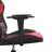 Cadeira Gaming Couro Artificial Preto e Vermelho