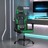 Cadeira Gaming Couro Artificial Preto e Verde