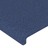Cabeceira de Cama 2 pcs Tecido 100x5x78/88 cm Azul