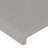 Cabeceira de Cama C/ Abas Tecido 93x23x78/88 cm Cinzento-claro