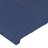 Cabeceira de Cama C/ Abas Tecido 147x23x78/88 cm Azul
