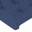 Cabeceira de Cama C/ Abas Tecido 93x23x78/88 cm Azul