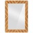Espelho Casa de Banho 50x70x3cm Mangueira Maciça/vidro Castanho