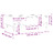 Mesa de Centro 104x60x35 cm Derivados Madeira Cinzento Sonoma