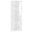 Armário Alto 34,5x34x180 cm Madeira Processada Branco Brilhante