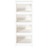 Estante 50x35x125,5 cm Madeira de Pinho Maciça Branco
