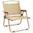 Cadeiras de Campismo 2 pcs 54x43x59 cm Tecido Oxford Bege