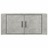 Mesa de Centro 80x50x36 cm Derivados Madeira Cinzento Cimento