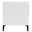 Mesa de Apoio 50x46x50 cm Derivados de Madeira Branco Brilhante