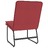 Cadeira Lounge 54x75x76 cm Couro Artificial Vermelho Tinto