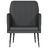 Cadeira com Apoio de Braços 61x78x80 cm Couro Artificial Preto