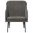 Cadeira C/ Apoio de Braços 63x76x80 cm Veludo Cinzento-escuro