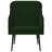 Cadeira C/ Apoio de Braços 63x76x80 cm Veludo Verde-escuro