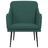 Cadeira com Apoio de Braços 63x76x80 cm Tecido Verde-escuro