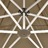 Tenda Pop-up Hexag. Dobrável 3,6x3,1m 220g/m² Cinza-acastanhado