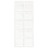 Porta de Celeiro 90x1,8x214 cm Madeira de Pinho Maciça Branco