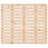 Cabeceira de Parede 126x3x91,5 cm Madeira de Pinho Maciça