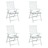 Almofadões P/ Cadeira 4pcs 40x40x3cm Tecido Padrão Folhas