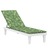 Almofadão P/ Cadeira de Terraço Tecido Oxford Padrão Folhas
