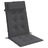 Almofadões P/ Cadeira Encosto Alto 6pcs Tecido Oxford Antracite