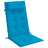 Almofadões Cadeira Encosto Alto 2 pcs Tecido Oxford Azul-claro