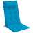 Almofadões Cadeira Encosto Alto 6 pcs Tecido Oxford Azul-claro