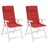 Almofadões P/ Cadeira Encosto Alto 2 pcs Tecido Oxford Vermelho